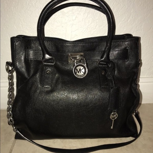 Michael Kors Black Calf Leather Bos Taurus Handbag main image 1